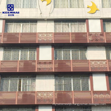 Wall Cladding Fence Panel Aluminum Louver